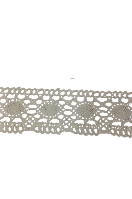 Kopanaki Dantel en 5 cm Badem Model Krem 1 Metre - UcuzaGeliyor