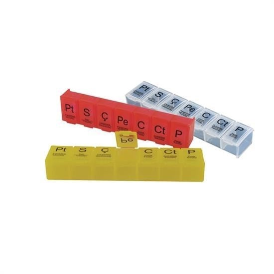 GENEL® Haftalık Günlük İlaç Saklama Kutusu 7 Günlük İlaç  Saklama Kabı