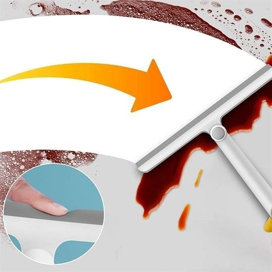 GENEL® 360 Derece Döner Başlıklı Cam Sil Çok Amaçlı Pratik Cam Ayna Fayans Silme Aparatı - UcuzaGeliyor