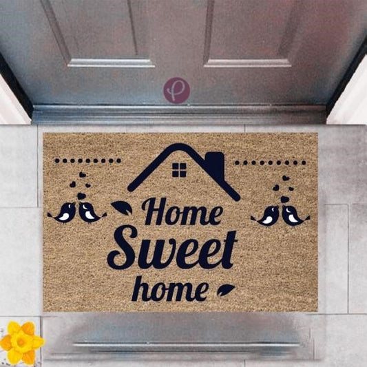 Kapı Önü Paspası Dekoratif Dijital Baskı Home Sweet Home P-2442 - UcuzaGeliyor