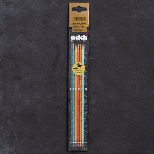Addi Colibri 4,5mm 20cm Renkli Çorap Şişi - 204-7 - UcuzaGeliyor