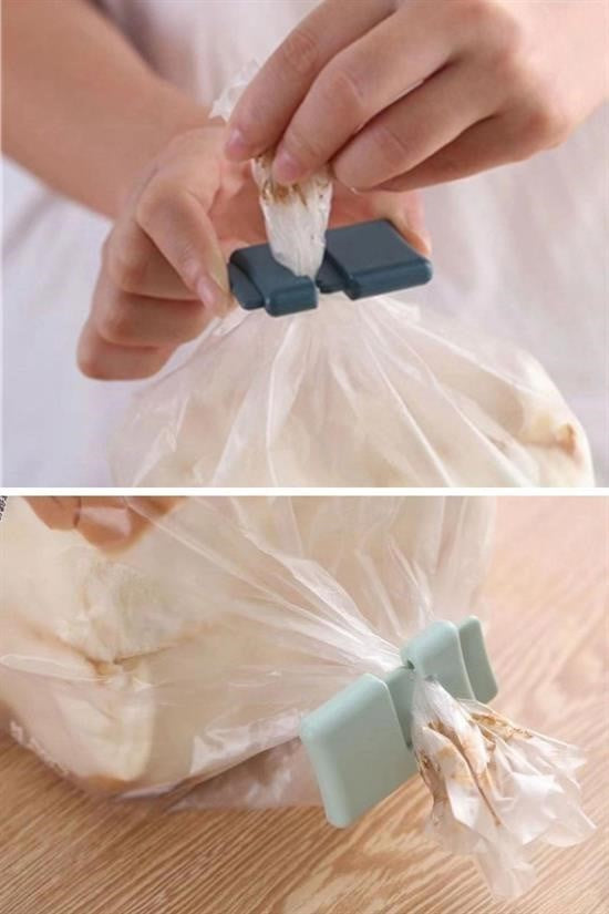 GENEL®  6lı Hava Sızdırmaz Poşet Torba Ambalaj  Ve Paket Kıstırmalı Kapatma Klipsi