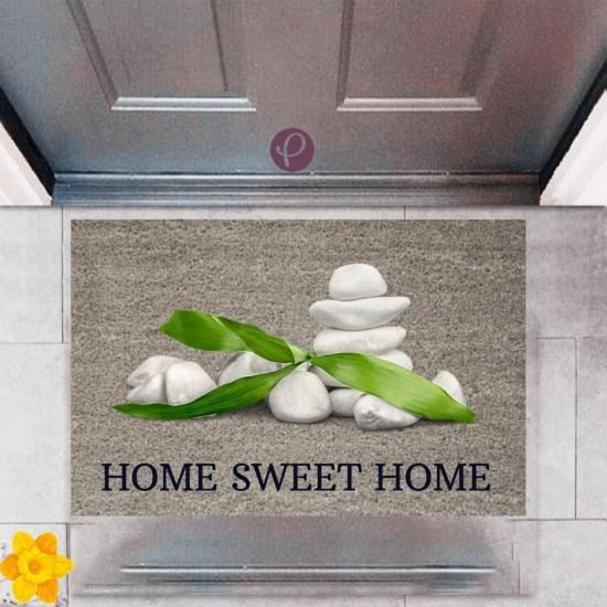 Kapı Önü Paspası Dekoratif Dijital Baskı Home Sweet Home P-2457 - UcuzaGeliyor