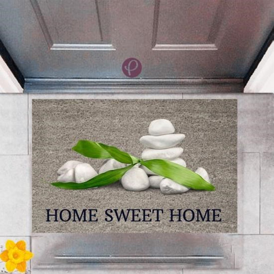 Kapı Önü Paspası Dekoratif Dijital Baskı Home Sweet Home P-2457 - UcuzaGeliyor