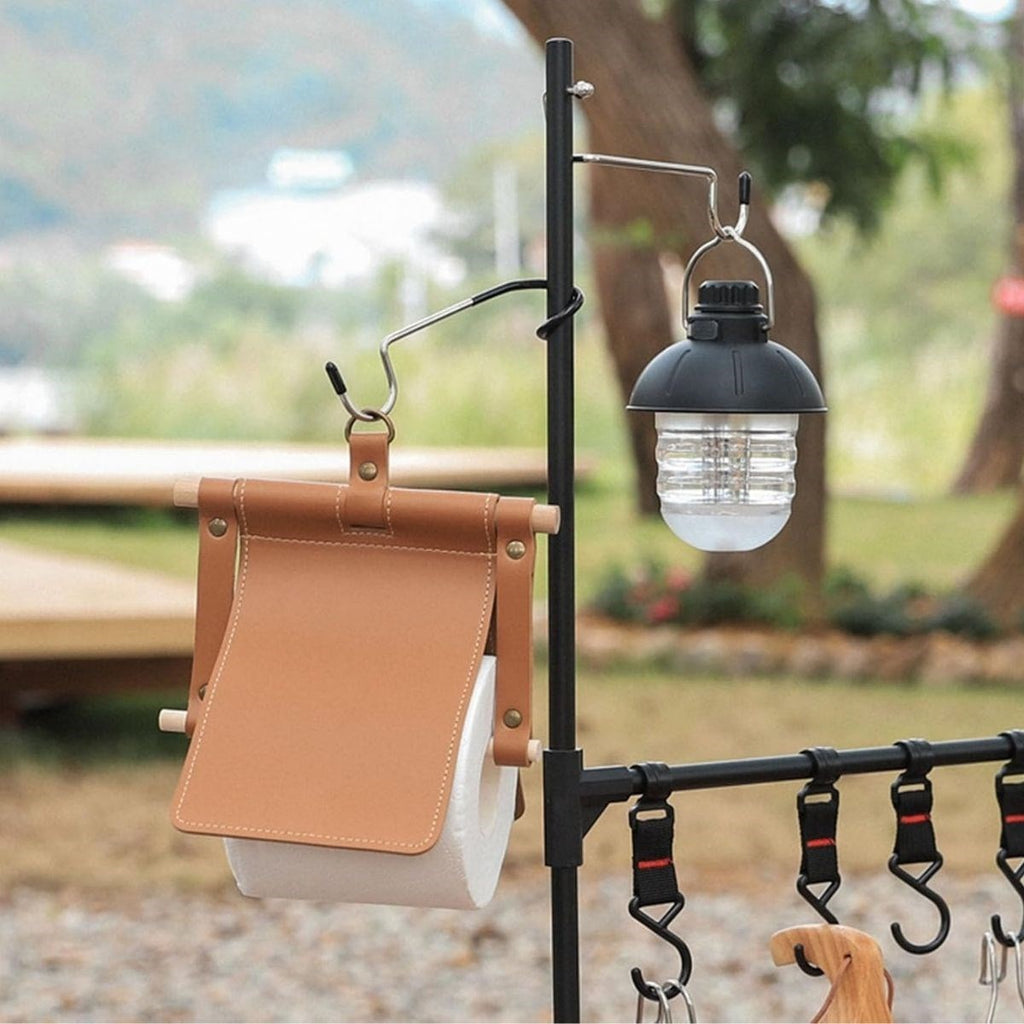 GENEL® Kamp İçin Çok Fonksiyonlu S-Şekilli Direk Askısı Kaymaz Paslanmaz Çelik Eşya Asma Kancası