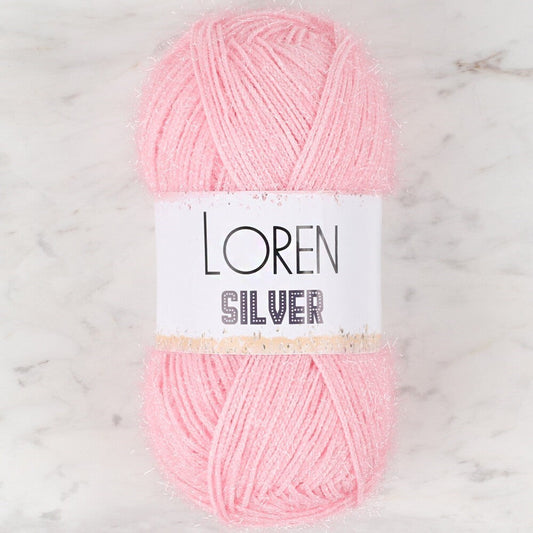 Loren Silver Toz Pembe El Örgü İpi - RS0013 - 34074 - UcuzaGeliyor