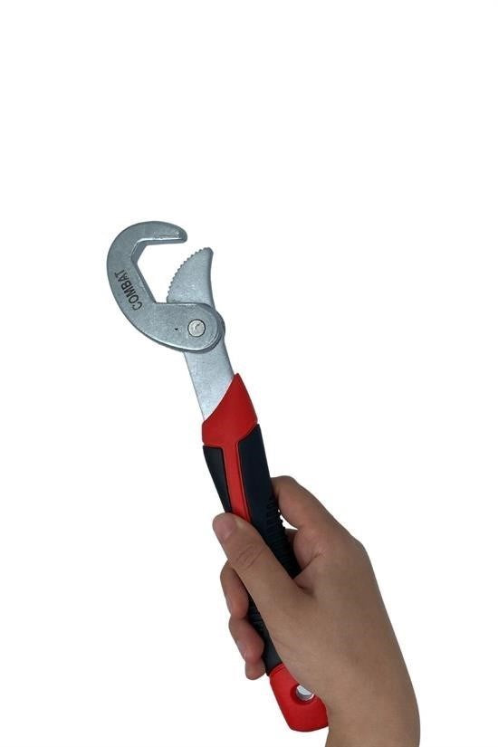 GENEL® Çok Fonksiyonlu Ergonomik  Ayarlanabilir Büyük Küçük Akıllı Pense Anahtar 2li Set - UcuzaGeliyor