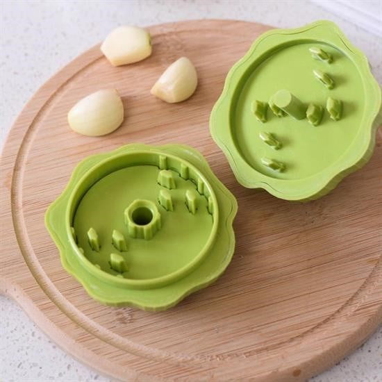 GENEL® Sarımsak Şeklinde Pratik Sarımsak Ezici Rendeleyici El Rondosu