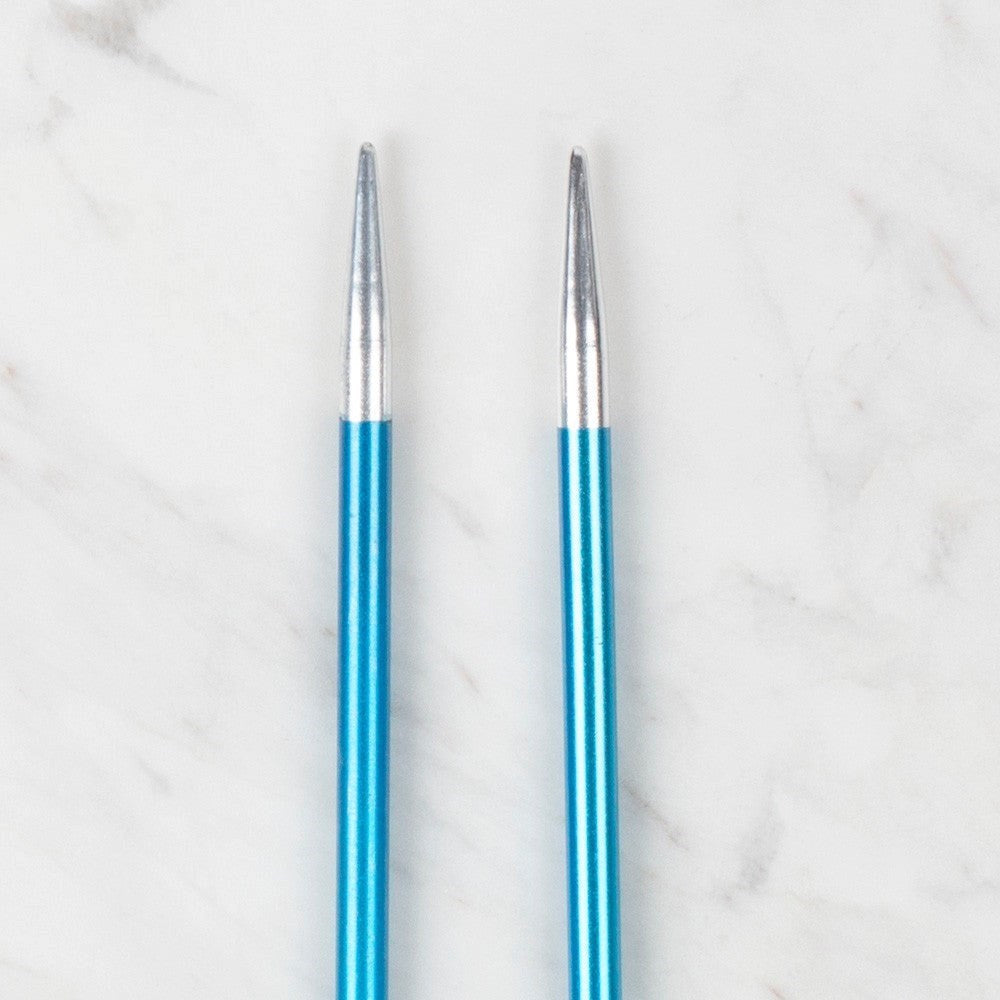 Loren Rythm 5mm Mavi Renkli Metal Örgü Şişi - UcuzaGeliyor