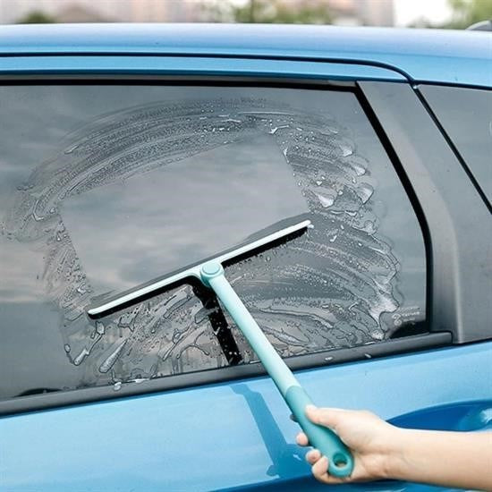 GENEL® 360 Derece Döner Başlıklı Cam Sil Çok Amaçlı Pratik Cam Ayna Fayans Silme Aparatı - UcuzaGeliyor