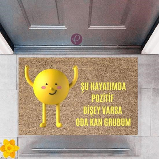 Kapı Önü Paspası Dekoratif Dijital Baskı Pozitif P-2378 - UcuzaGeliyor