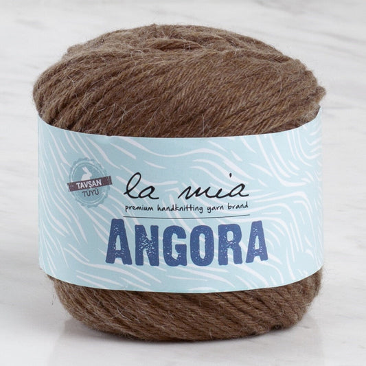 La Mia Angora 50gr Kahverengi El Örgü İpi - L133 - 33808 - UcuzaGeliyor
