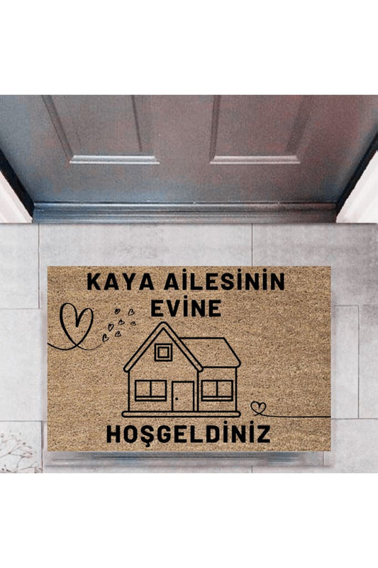 Kapı Önü Paspası Dekoratif Dijital Baskı Kişiye Özel P-2443 - UcuzaGeliyor