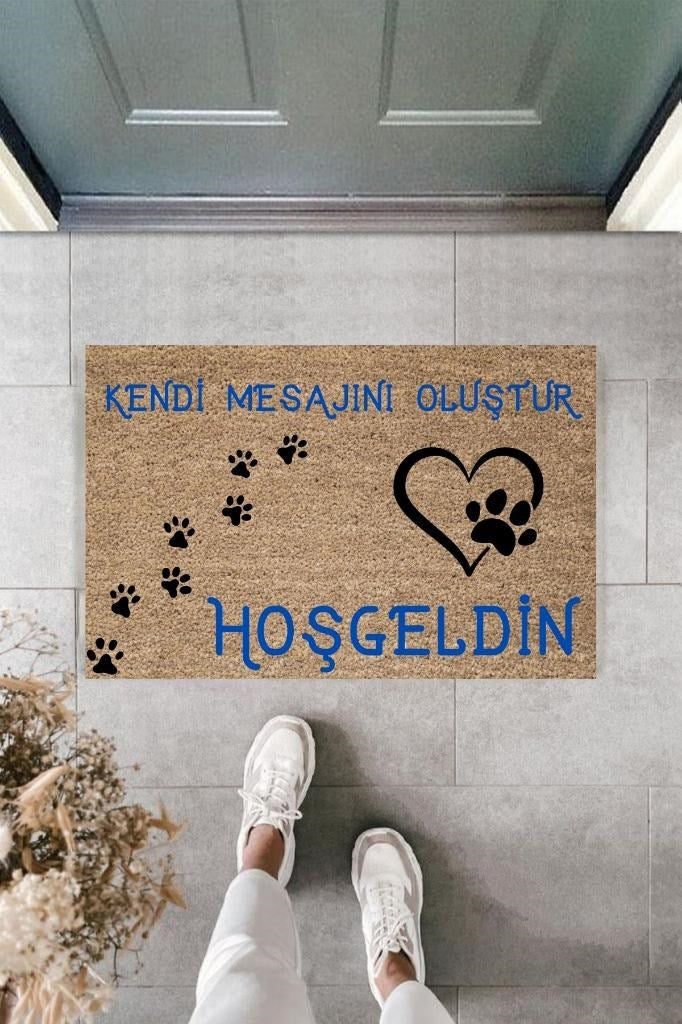 Dijital Baskı Kişiye Özel İç Kapı Dekorasyon Paspas PS11314 - UcuzaGeliyor
