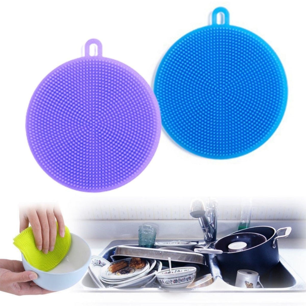 GENEL® 2'li Kir Tutmaz Tırtıklı Yüzey Bulaşık Yıkama Pedi