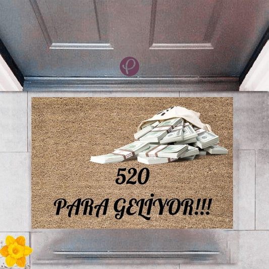 Kapı Önü Paspası Dekoratif Dijital Baskı 520 Para P-2479 - UcuzaGeliyor
