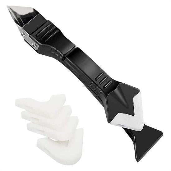 GENEL®  3 ü 1 Arada Fayans Derz Silikon Kazıyıcı Sıyırıcı Ve Uygulayıcı Aparat - UcuzaGeliyor