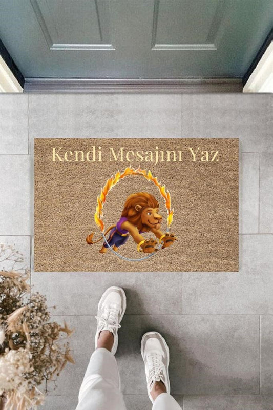 Dijital Baskı Kişiye Özel İç Kapı Dekorasyon Paspas  PS11247 - UcuzaGeliyor
