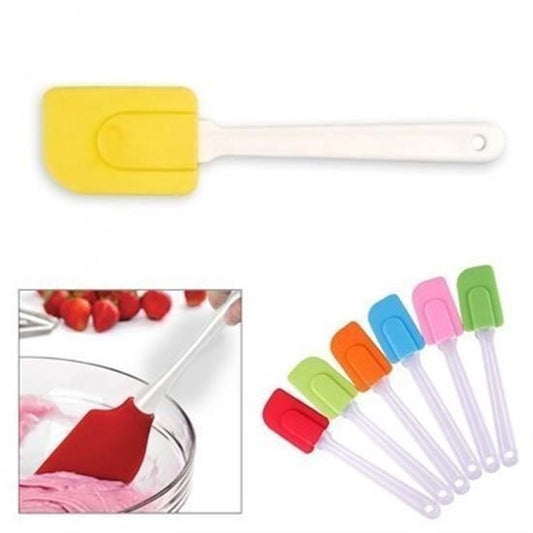 BUFFER® Dekoratif Renkli Silikon Spatula Pratik Sevimli Spatula Kaşık - UcuzaGeliyor