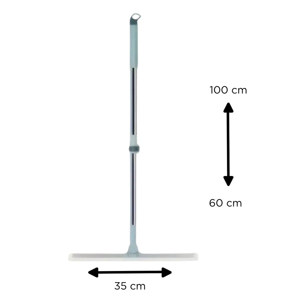 BUFFER® Teleskopik Oynar Başlıklı Cam,Zemin Silme Aparatı Çekçek