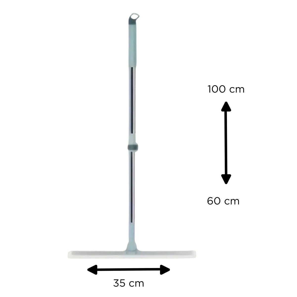 BUFFER® Teleskopik Oynar Başlıklı Cam,Zemin Silme Aparatı Çekçek