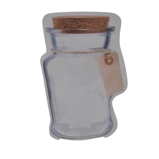 GENEL® Kavanoz Görünümlü Kilitli Poşet Çıtçıtlı ve Pratik Torba 4 Adet