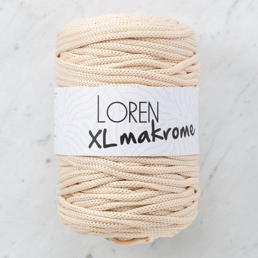 Loren XL Makrome Açık Bej El Örgü İpi - R040 - 33705 - UcuzaGeliyor