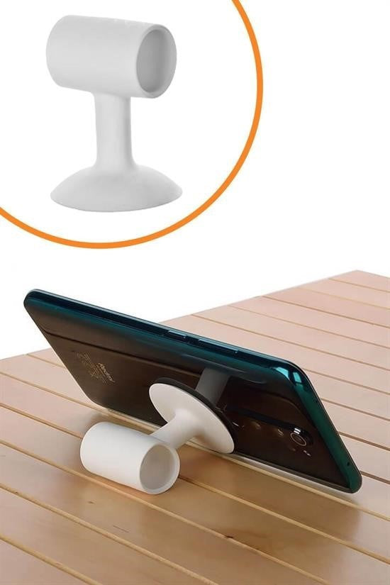 BUFFER®  4 Adet Çok Amaçlı Vakumlu Kapı Stoperi,Kablo Organizeri,Telefon Sabitleyici