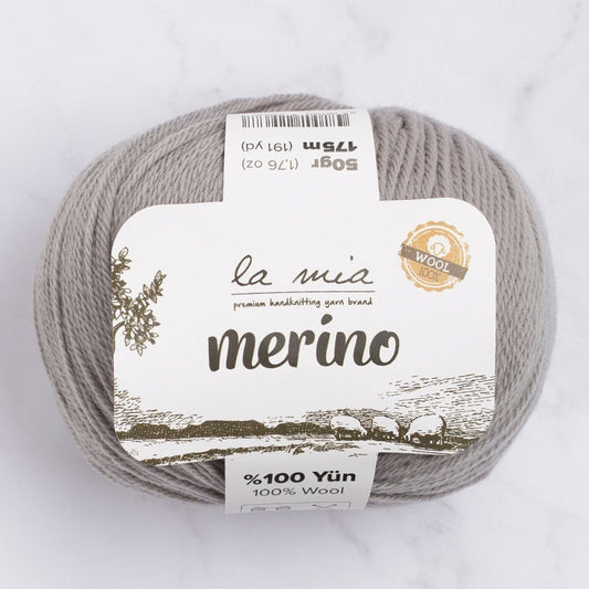 La Mia Merino Gri El Örgü İpi - L031 - 33781 - UcuzaGeliyor