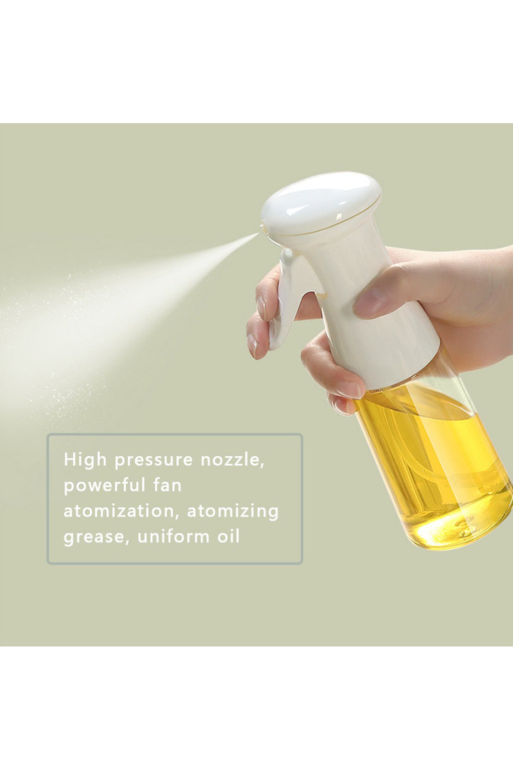 Zeytinyağı Limon Cam Sprey Şişesi Cam Yağ Püskürtücü Yağdanlık Airfryer Tasarruf 200 ml