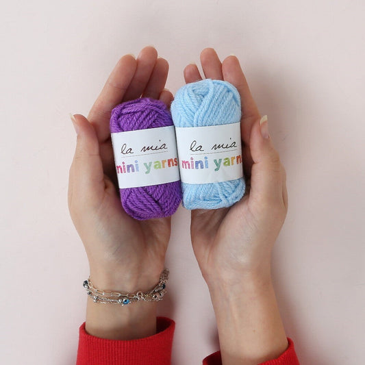 La Mia Mini Yarns 10 lu Paket 10gr Renkli El Örgü - UcuzaGeliyor