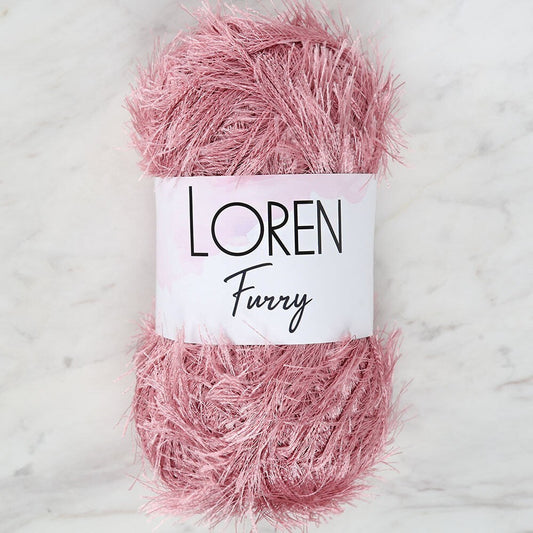 Loren Furry Gül Kurusu El Örgü İpi - RF028 - UcuzaGeliyor