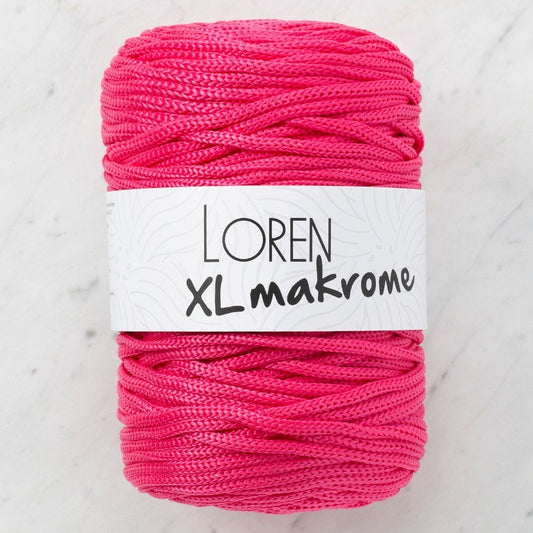 Loren XL Makrome Fuşya El Örgü İpi - R013 - 33713 - UcuzaGeliyor