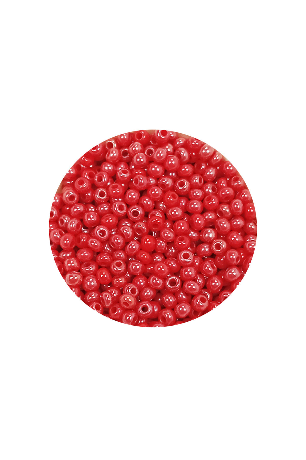 Dökme Cam Kum Boncuk (11/0) 2 mm - 20 Gram -  Kırmızı - BNC004