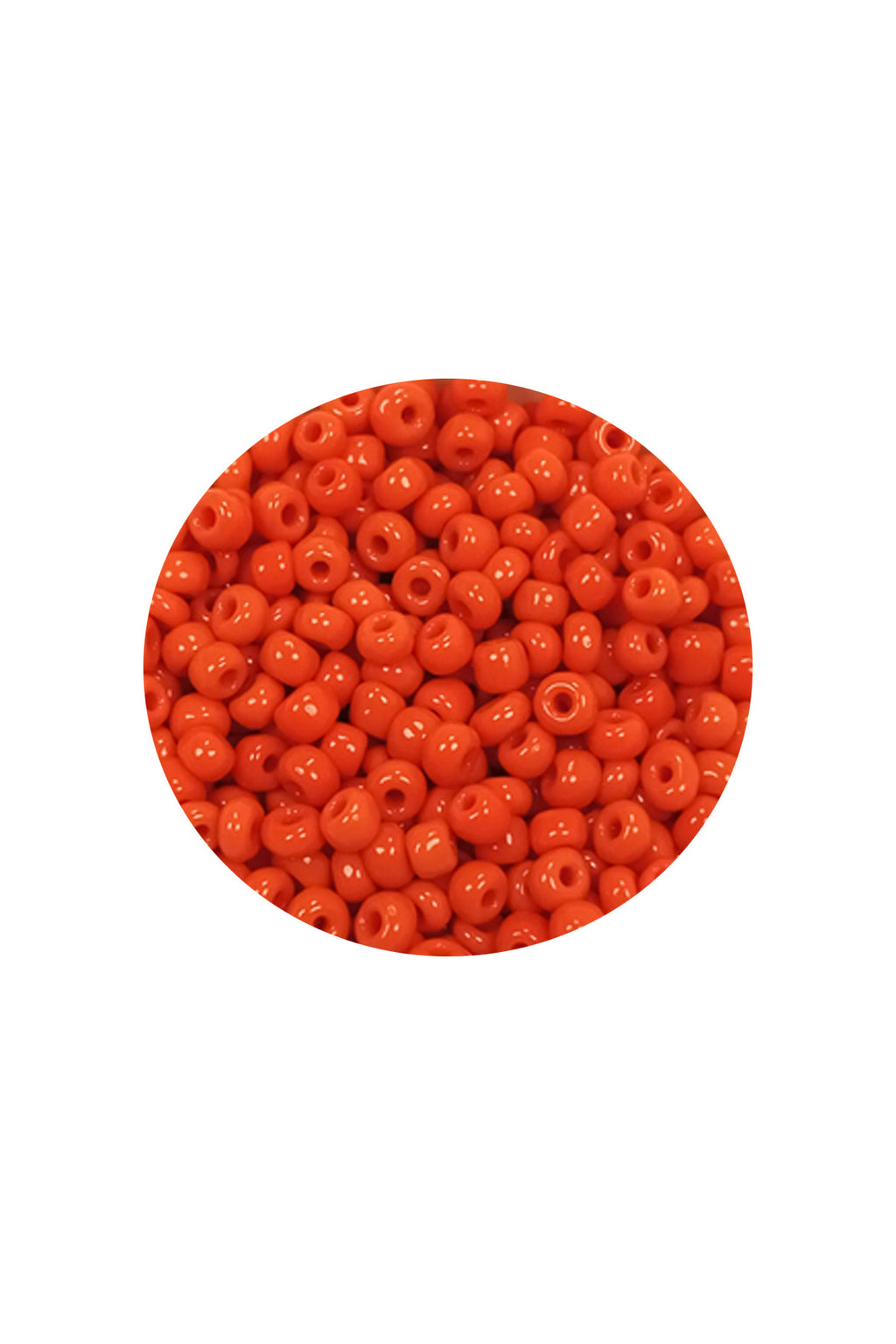 Dökme Cam Kum Boncuk (11/0) 2 mm - 60 Gram -  Turuncu - BNC048