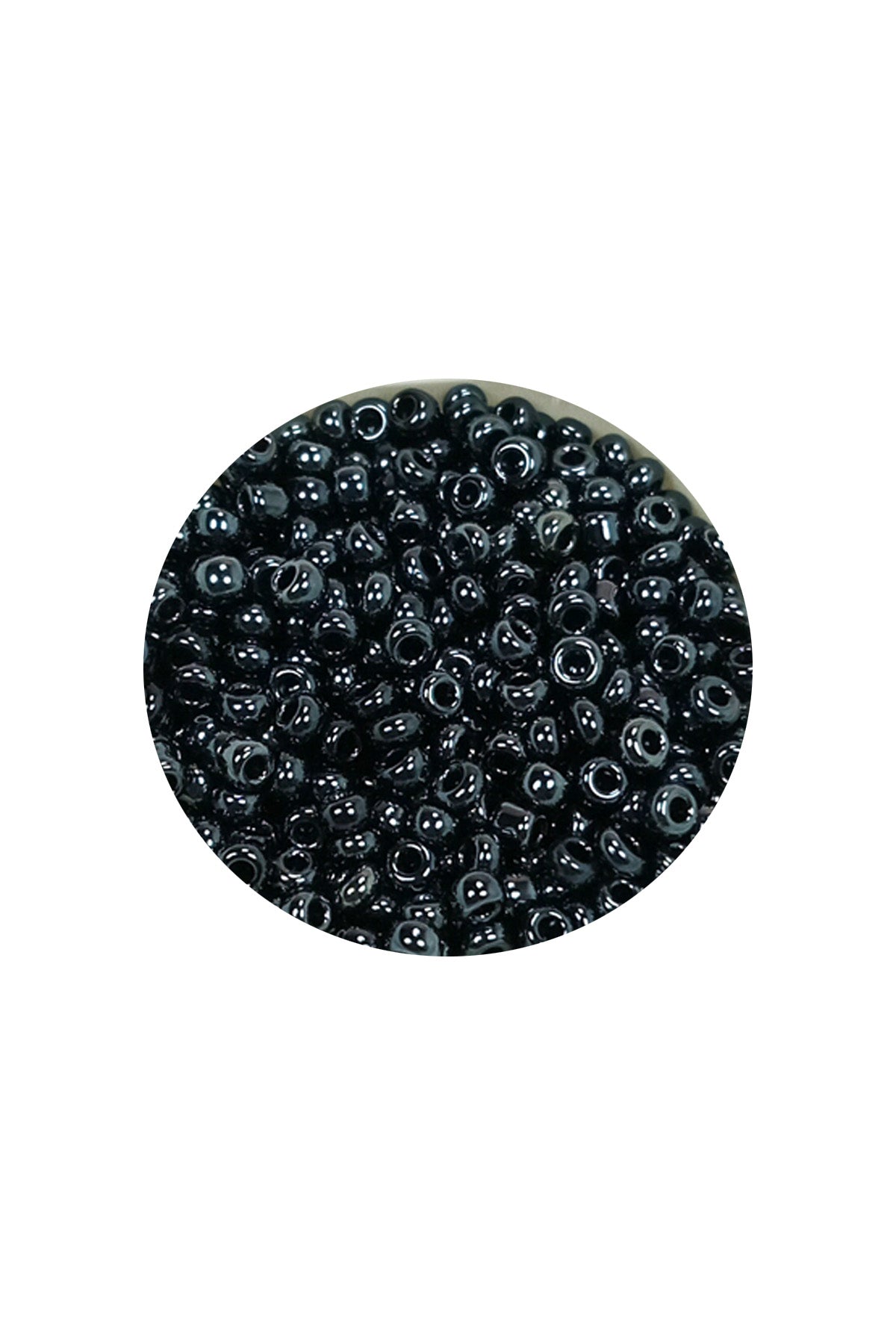 Dökme Cam Kum Boncuk (11/0) 2 mm - 60 Gram -  Koyu Yeşil - BNC054