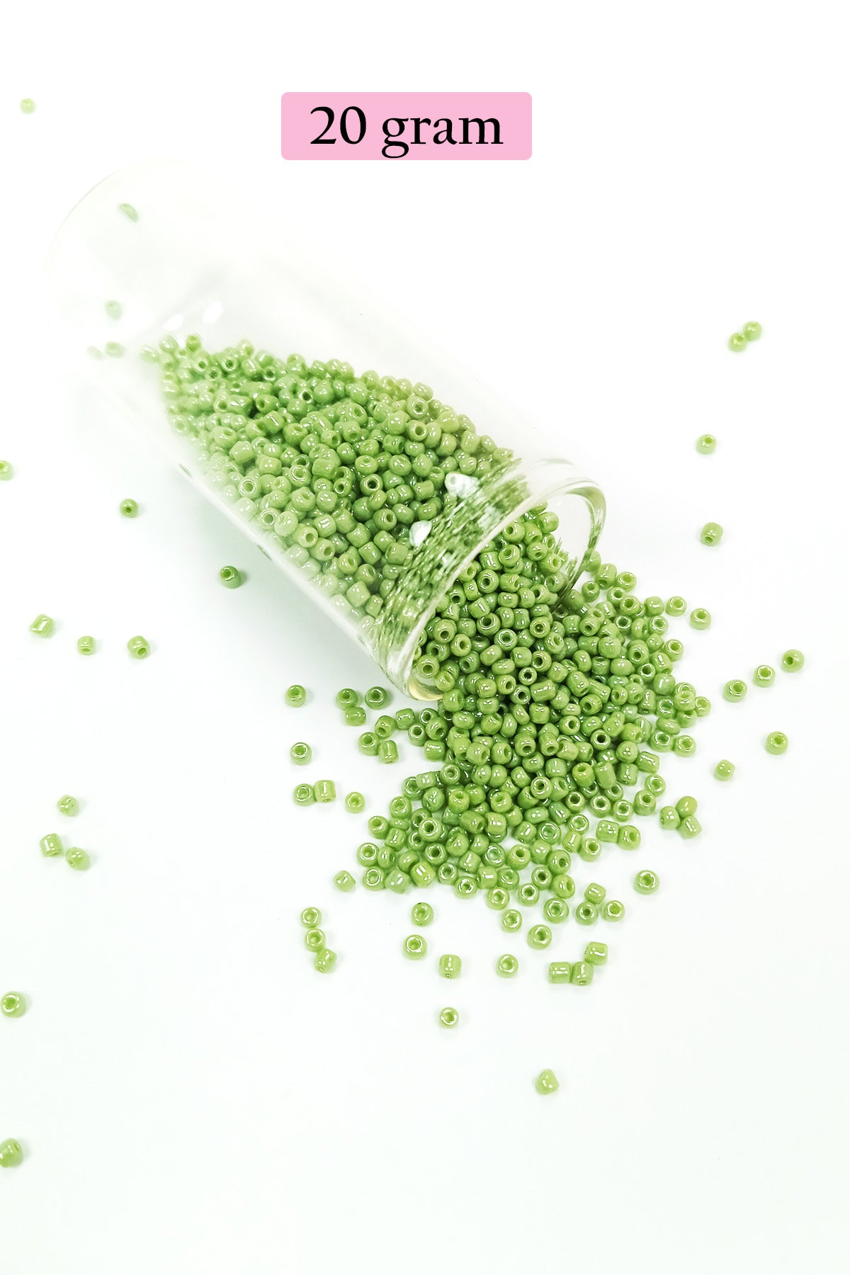 Dökme Cam Kum Boncuk (11/0) 2 mm - 4 Renk - Toplam 80 Gram -  BNC399