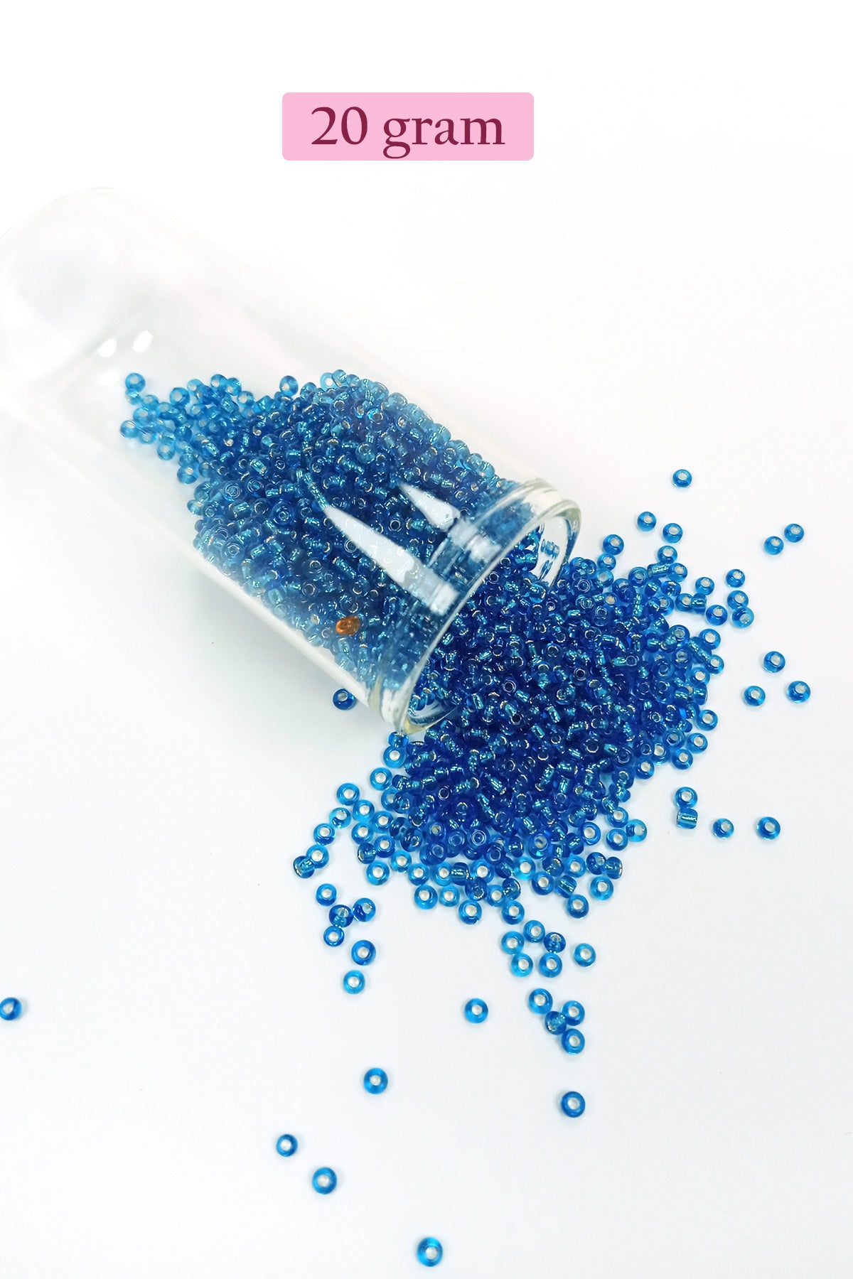 Dökme Cam Kum Boncuk (11/0) 2 mm - 4 Renk - Toplam 80 Gram -  BNC400