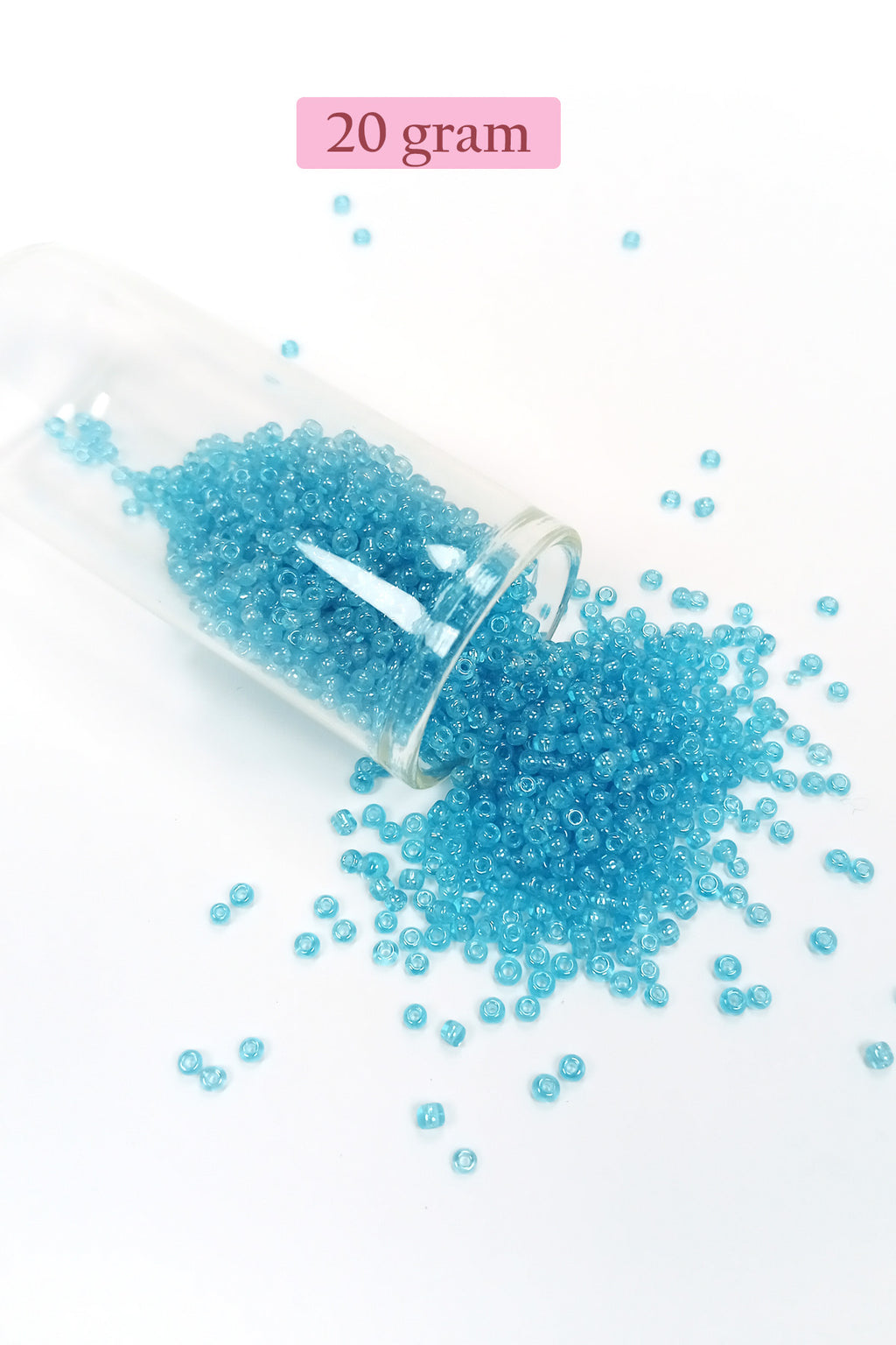 Dökme Cam Kum Boncuk (11/0) 2 mm - 4 Renk - Toplam 80 Gram -  BNC404