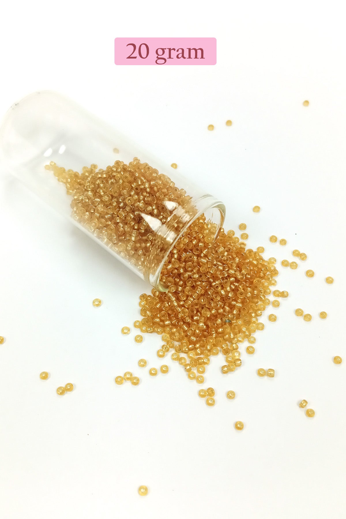 Dökme Cam Kum Boncuk (11/0) 2 mm - 4 Renk - Toplam 80 Gram -  BNC405