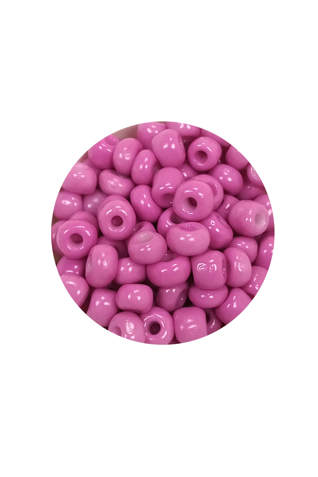 Dökme Cam Kum Boncuk Büyük Boy (6/0) 4 mm - 60 Gram - Eflatun - BNC121