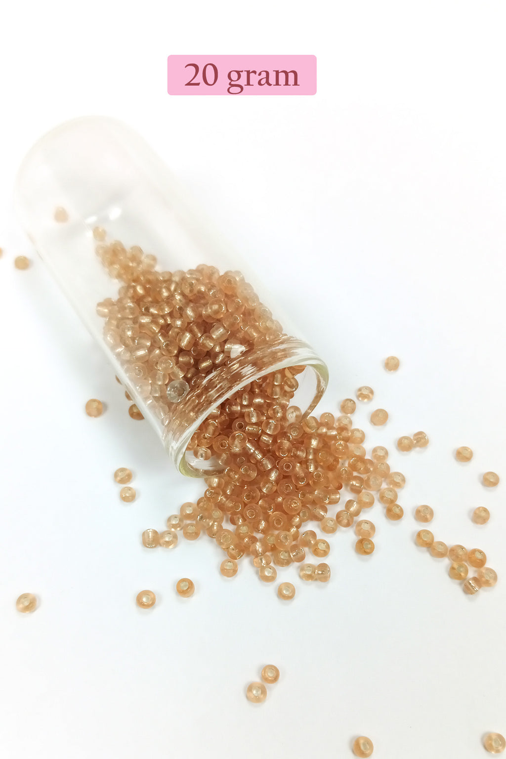 Dökme Cam Kum Boncuk (8/0) 3 mm - 4 Renk - Toplam 80 Gram - BNC416