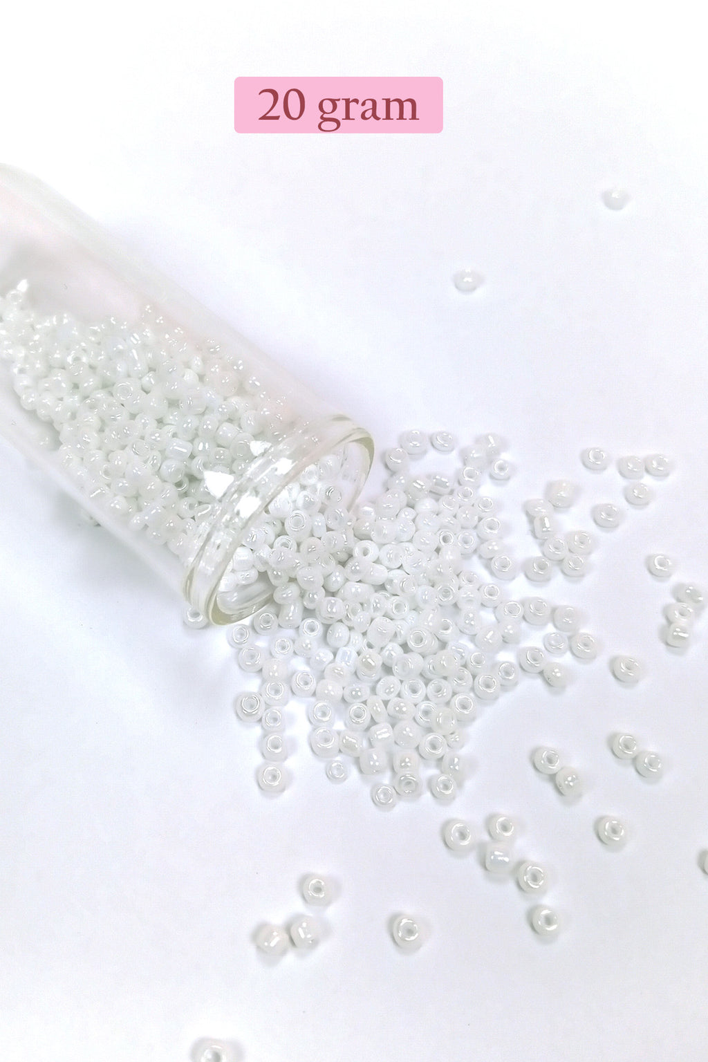 Dökme Cam Kum Boncuk (8/0) 3 mm - 4 Renk - Toplam 80 Gram - BNC416