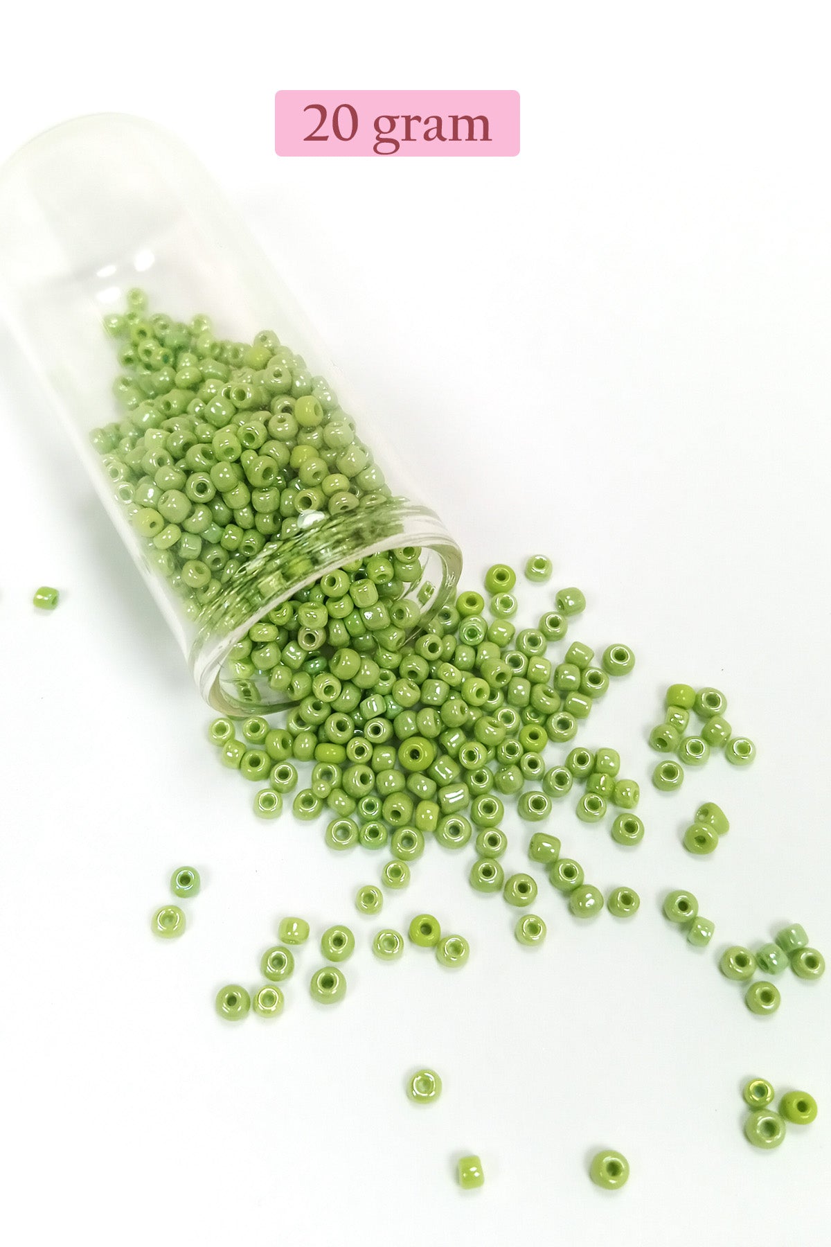 Dökme Cam Kum Boncuk (8/0) 3 mm - 4 Renk - Toplam 80 Gram - BNC418