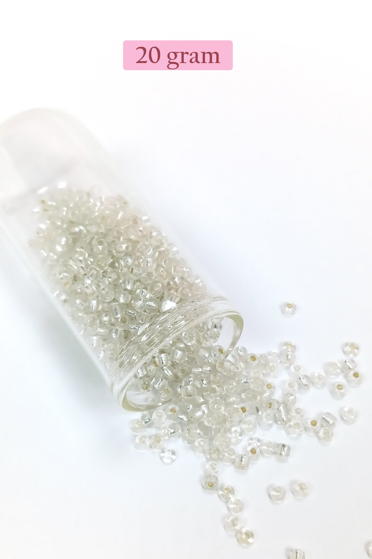 Dökme Cam Kum Boncuk (8/0) 3 mm - 4 Renk - Toplam 80 Gram - BNC420