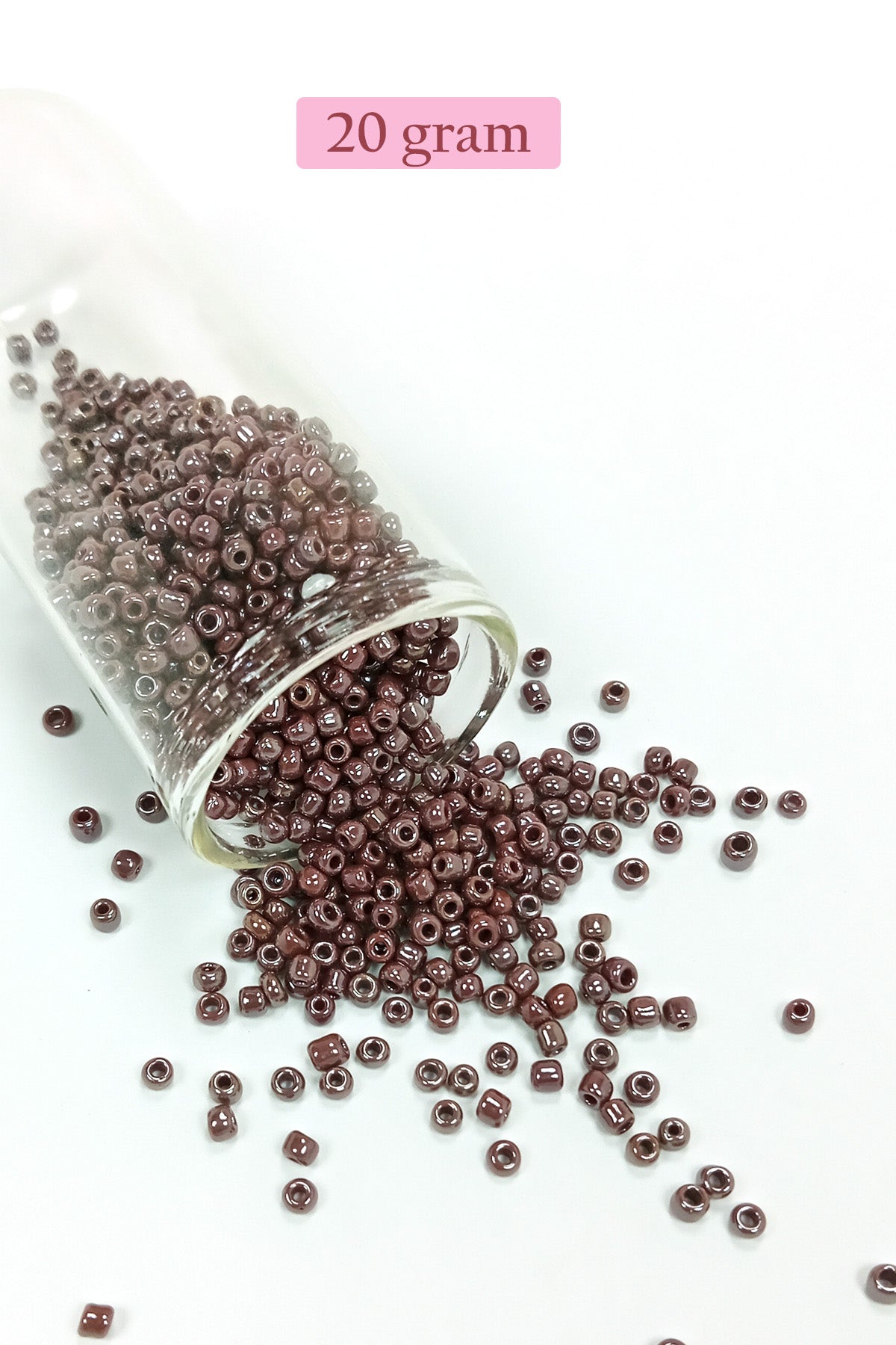 Dökme Cam Kum Boncuk (8/0) 3 mm - 4 Renk - Toplam 80 Gram - BNC422