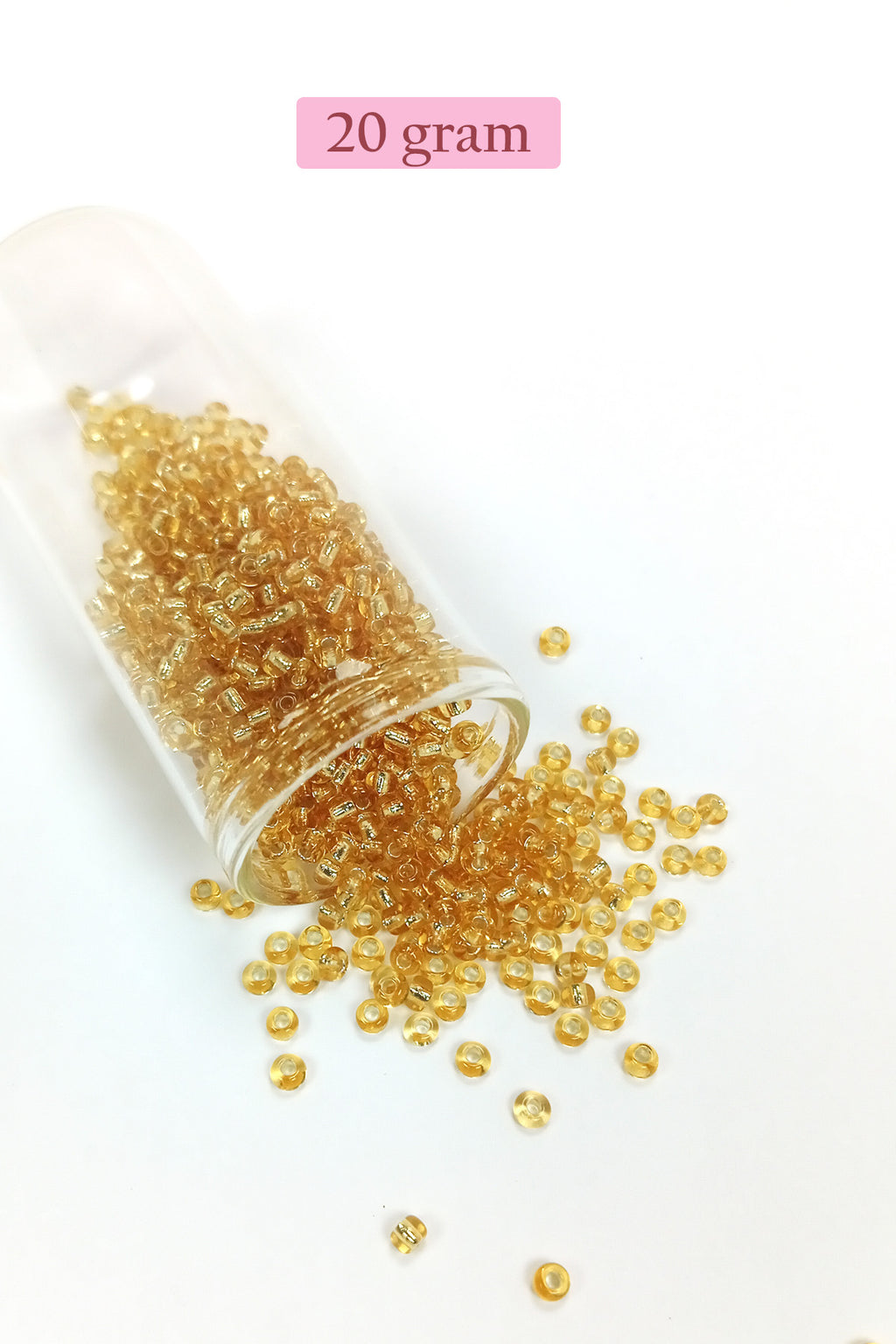 Dökme Cam Kum Boncuk (8/0) 3 mm - 4 Renk - Toplam 80 Gram - BNC424