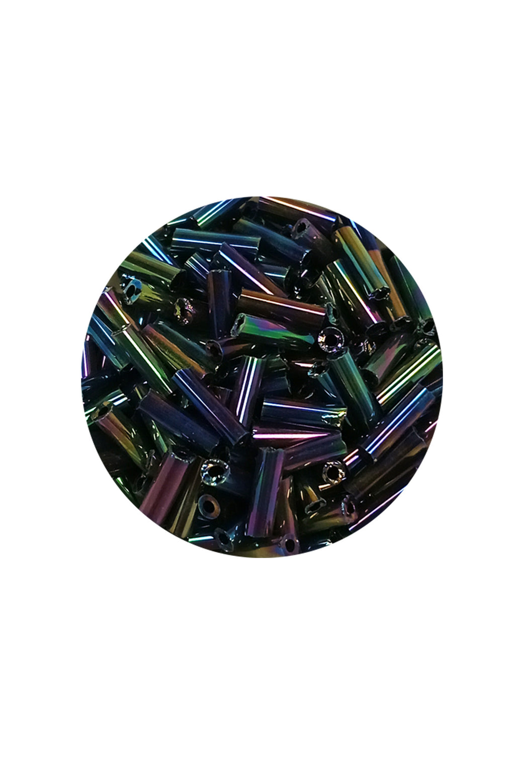 Uzun Boru Kesme Boncuk Çap 2mm Uzunluk 10 mm - 20 Gram - Mavi Yeşil - BNC230