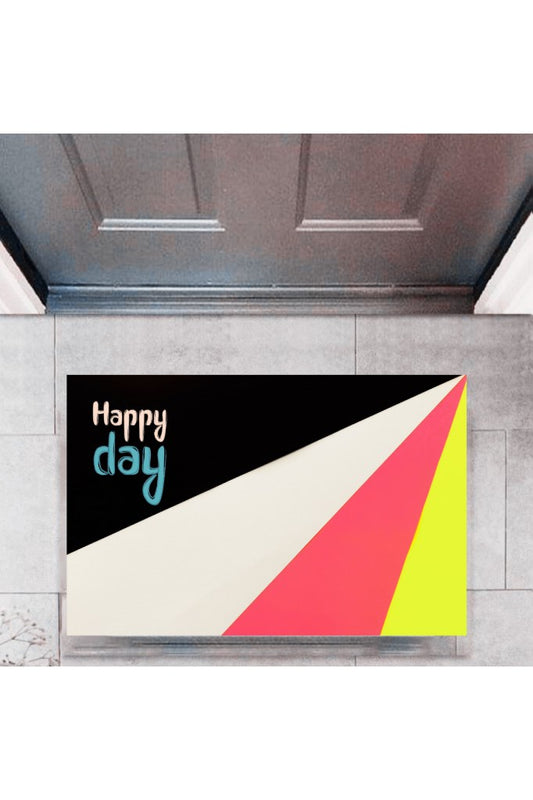Kapı Önü Paspası Dekoratif Dijital Baskı Happy Day P-2322 - UcuzaGeliyor
