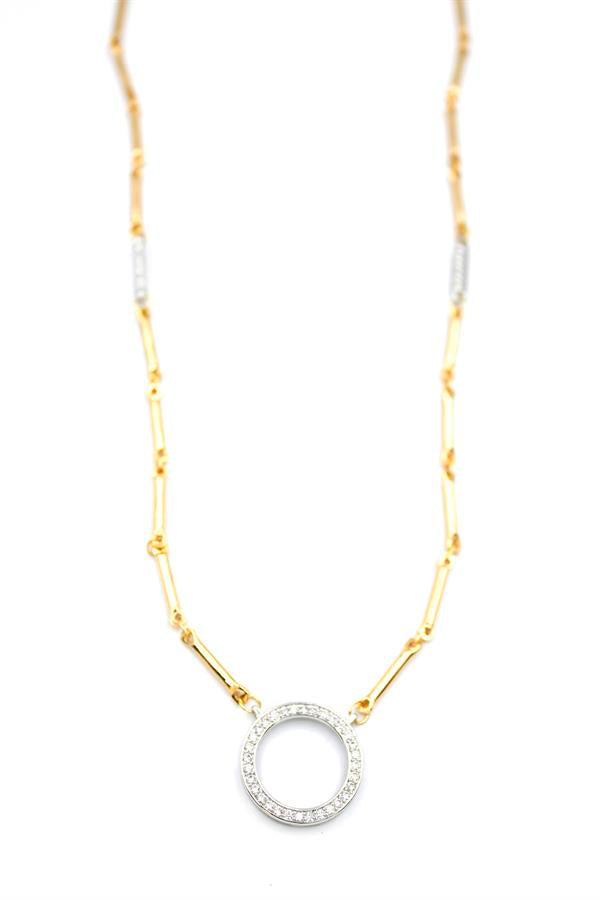 Zincirli Vip Kolye - Altın